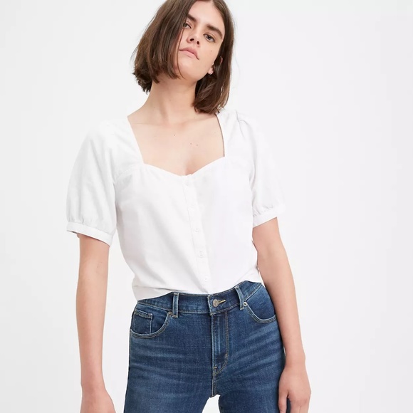 Dark rinse Levi's Bermuda shorts - Picture 1 of 6